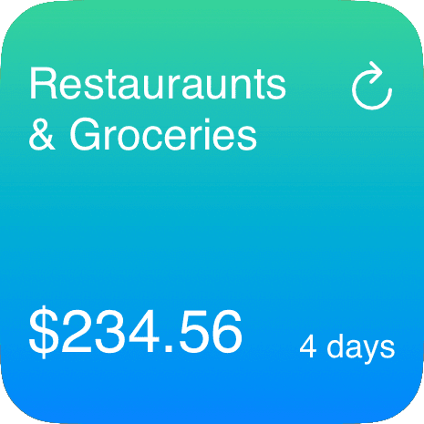 Image of Untitled Personal Finance App Home Screen Widget